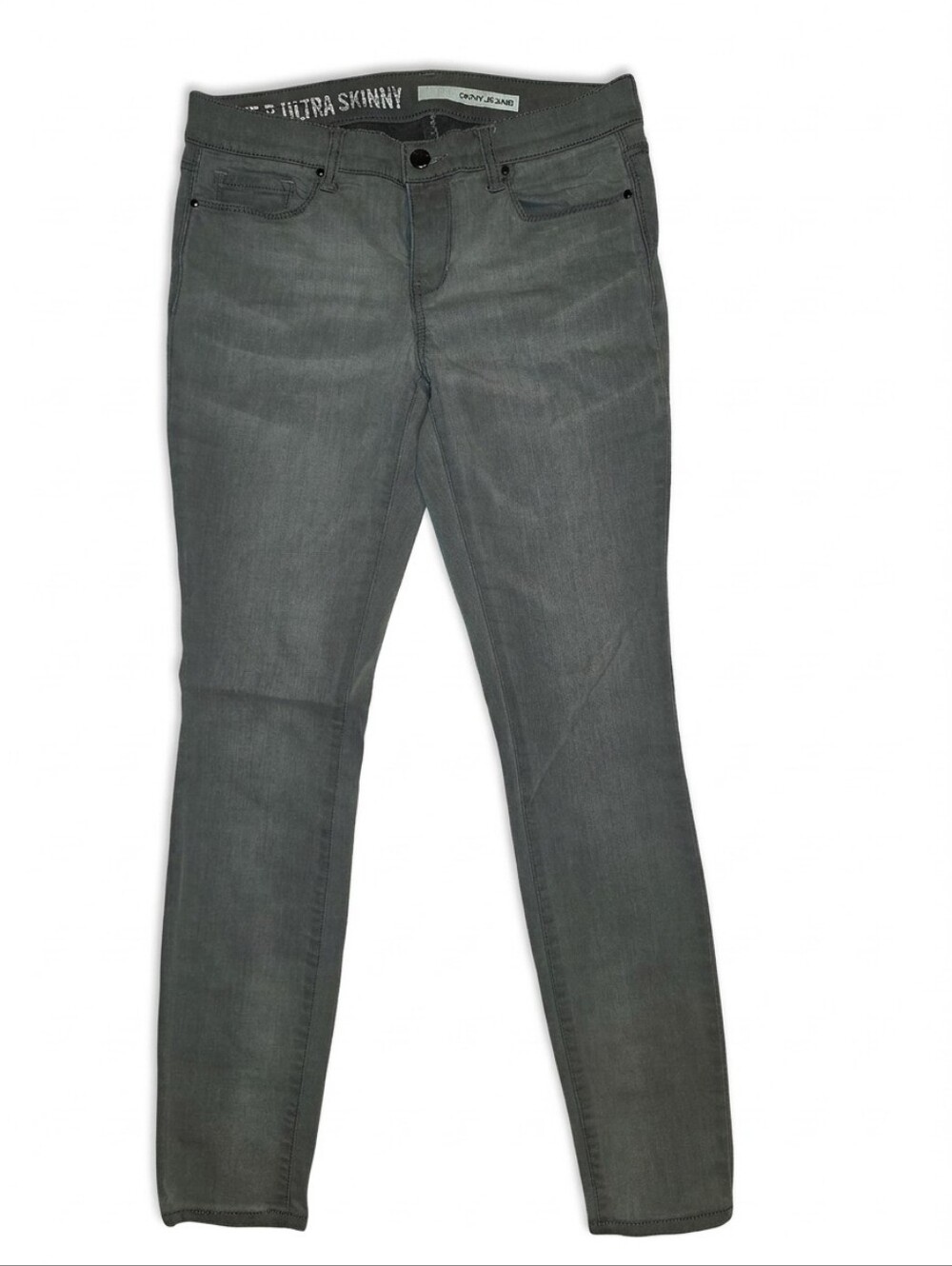 DKNY Jeans "Ave B" Ultra Skinny Women’s Jeans - Gray Sz 4